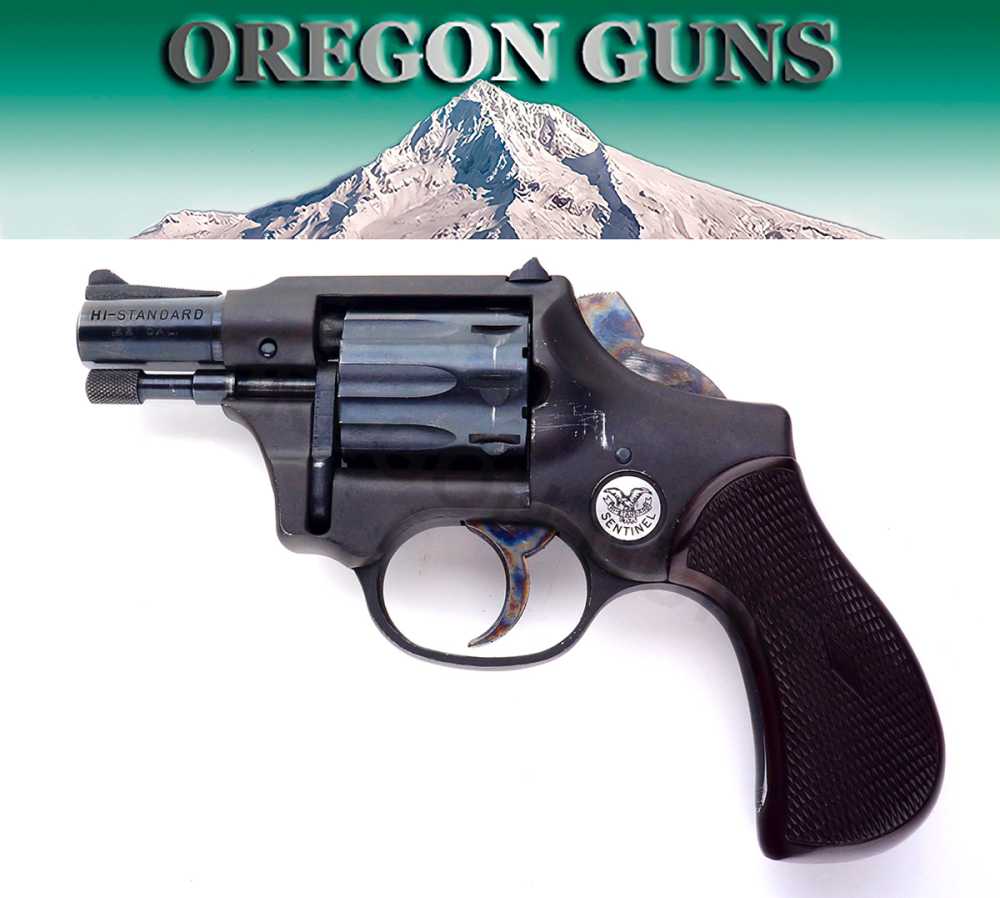 HI-STANDARD SENTINEL SNUB R-101 BLUE .22 LR REVOLVER MFG 1957 C&R OK-img-0