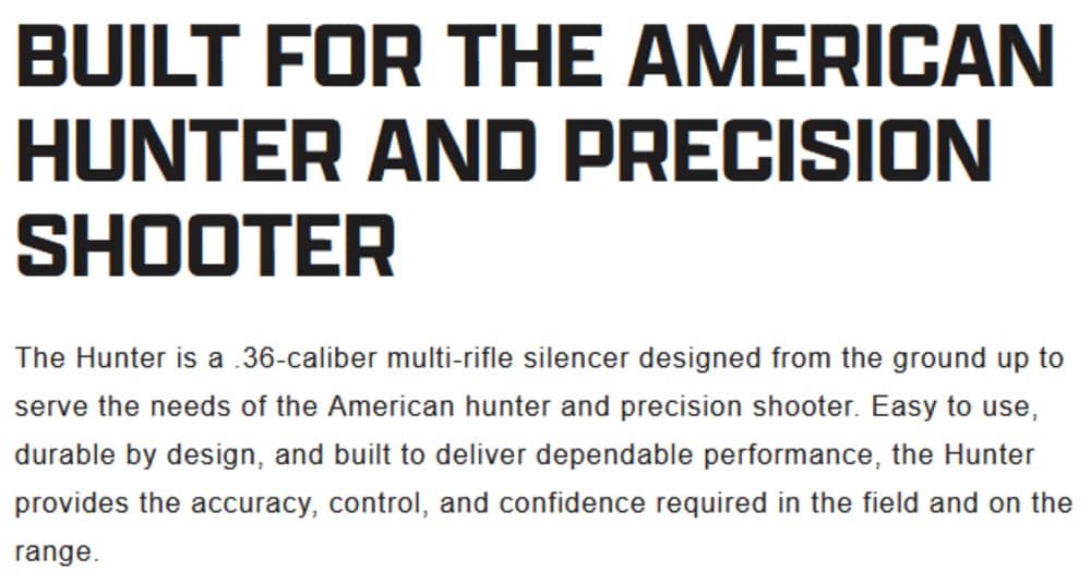  LONE STAR SILENCER HUNTER .36 CAL STAINLESS STEEL SILENCER NEW-IN-BOX!-img-6