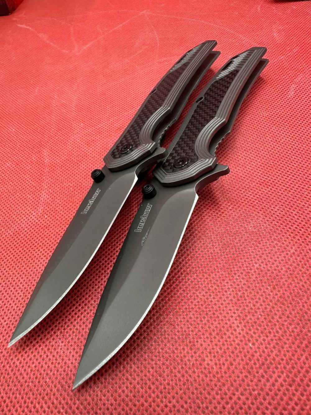 Pair Kershaw 8310 Fringe Pocket Knives-img-1