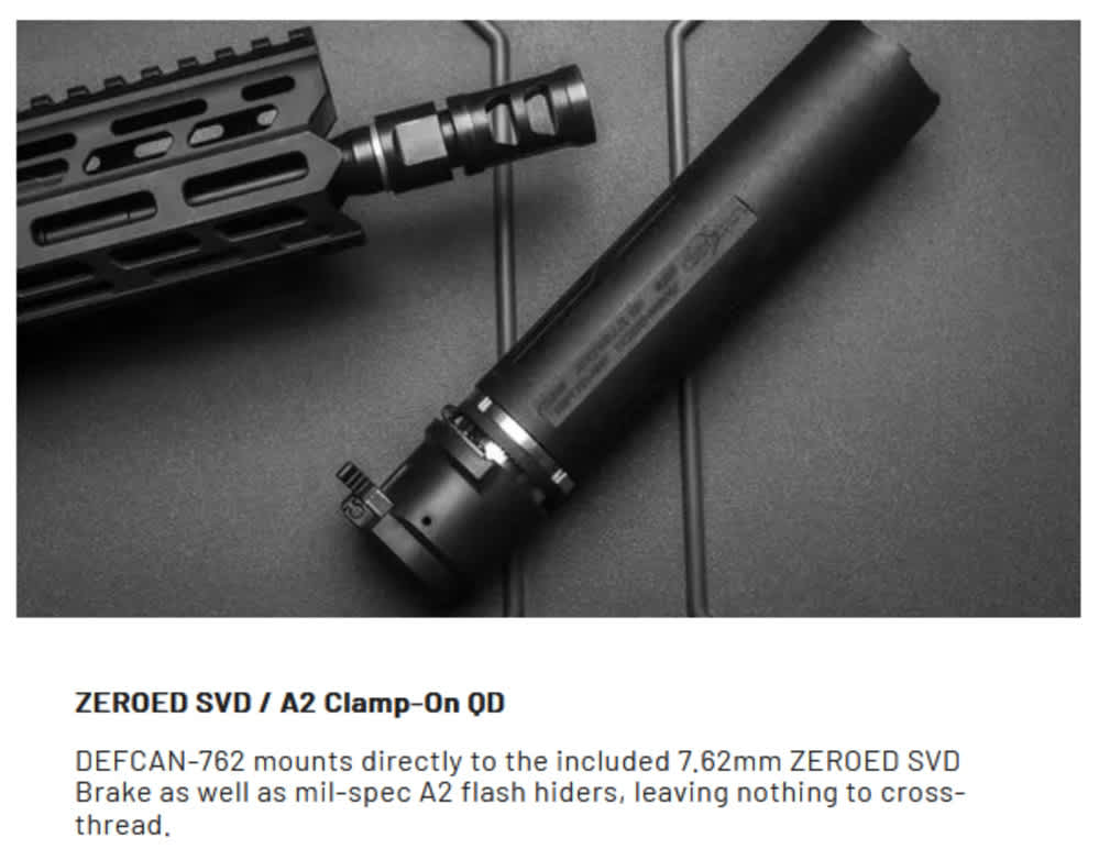  CMMG DEFCAN 3, 7.62MM/.308 WIN INCONEL SILENCER NEW-IN-BOX!-img-7