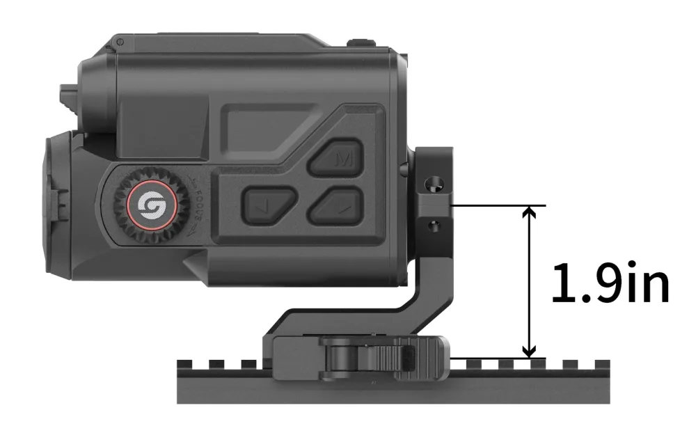 QD 1.9" pic mount for Thermal Clip-On TB-img-3