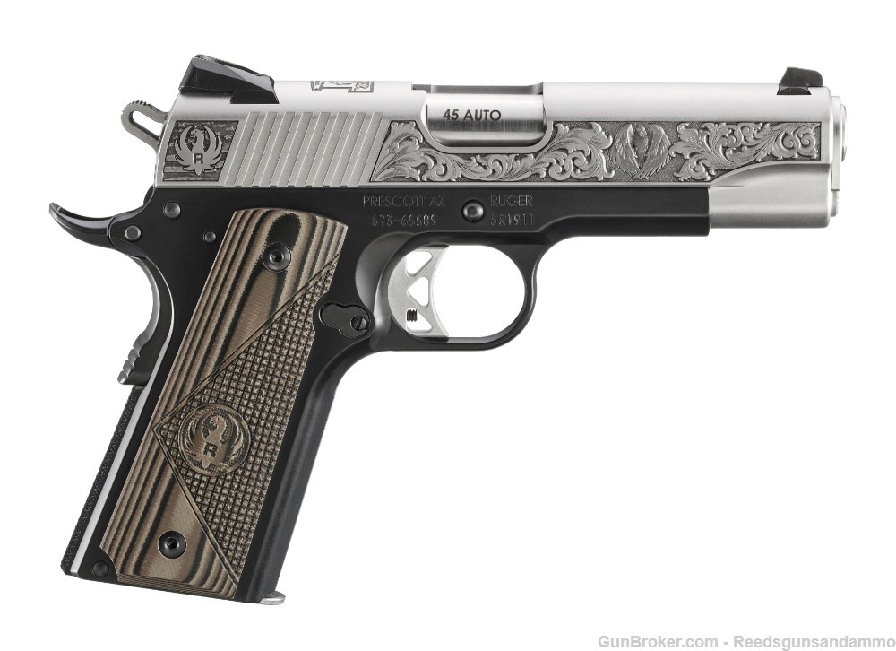 Ruger 1911 SR1911 Prescott Commander 45 ACP 4.25in 1-7rd Mag 16703-img-0