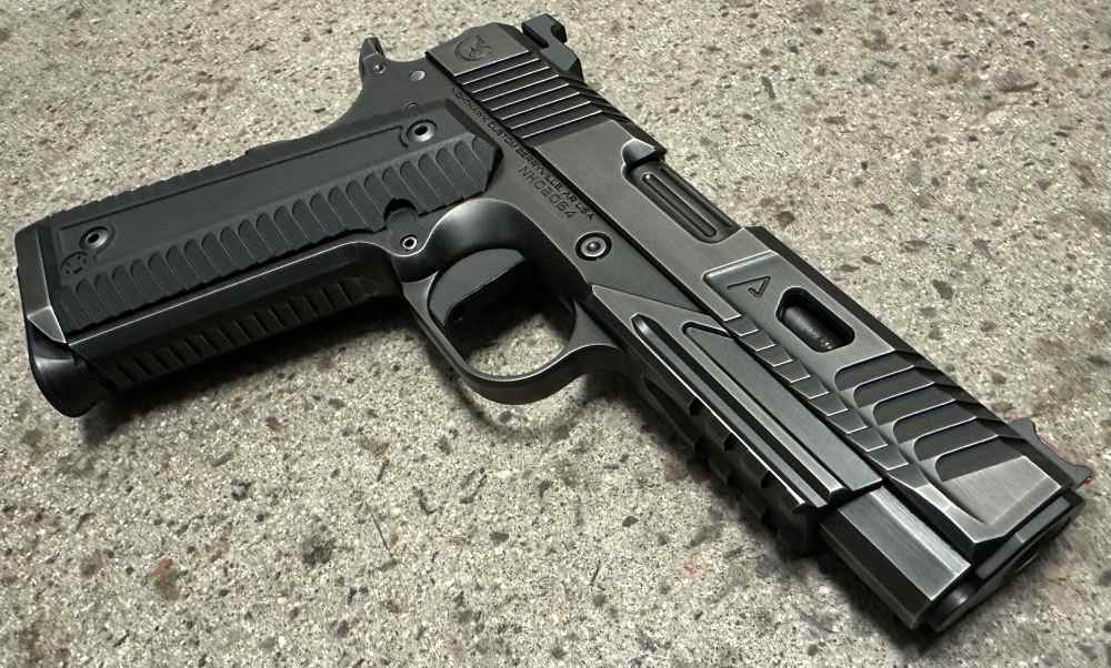 Nighthawk Custom 1911 Agent 2 Commander 4.25" 45ACP Recon IOS Smoked Nit-img-1