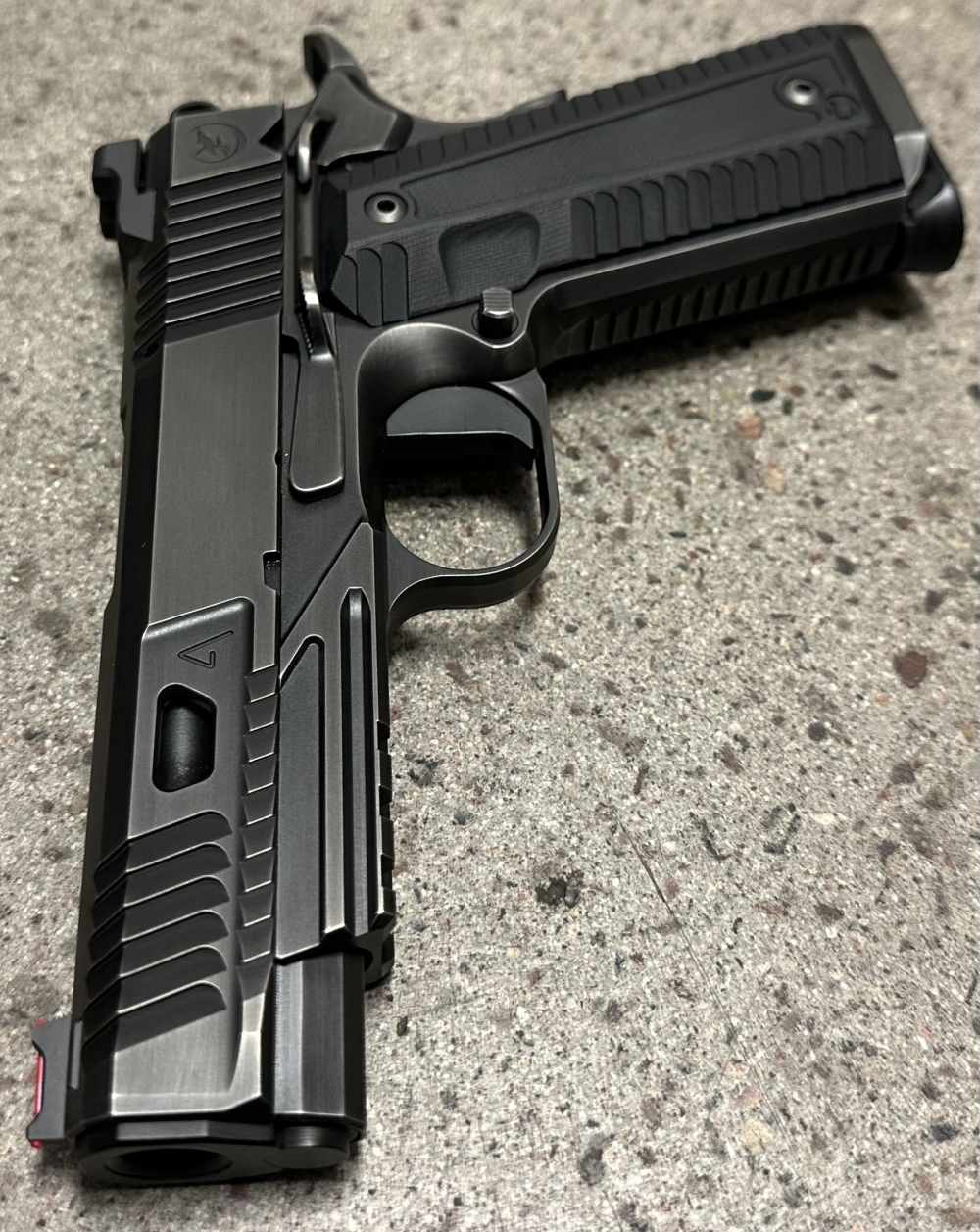 Nighthawk Custom 1911 Agent 2 Commander 4.25" 45ACP Recon IOS Smoked Nit-img-7
