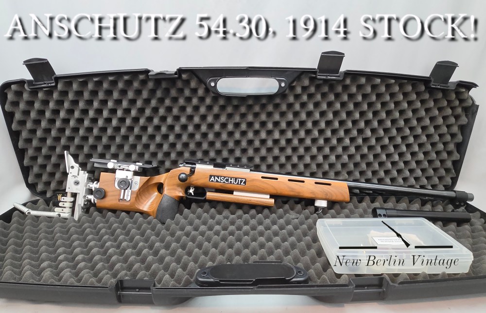 ANSCHUTZ 54.30 in 1914 Walnut Stock! Anschutz .22LR Match 54 -img-0