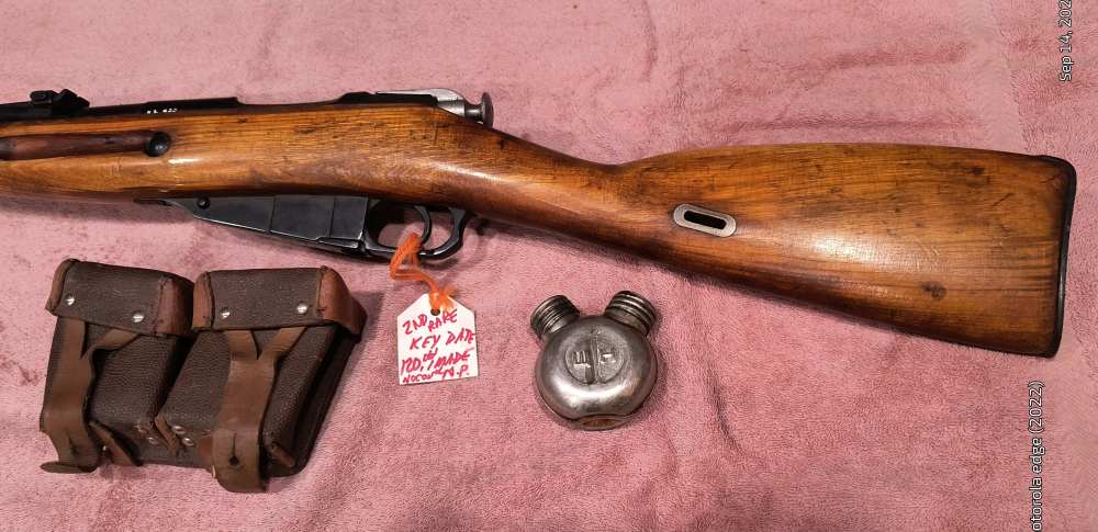 Rare 1947 Russian M44 * Non Counter - Bored * Oiler & Pouch * C&R-img-4