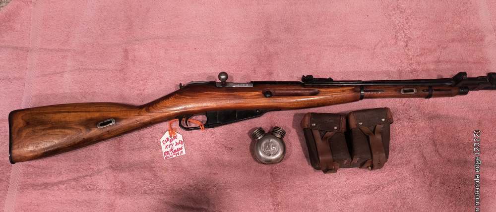 Rare 1947 Russian M44 * Non Counter - Bored * Oiler & Pouch * C&R-img-0
