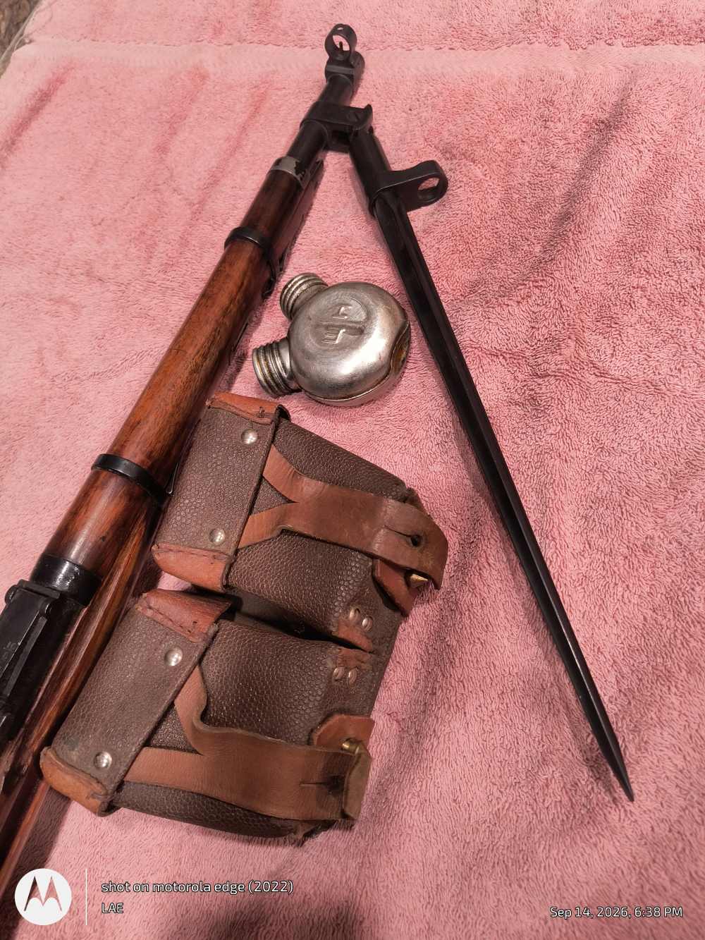 Rare 1947 Russian M44 * Non Counter - Bored * Oiler & Pouch * C&R-img-3