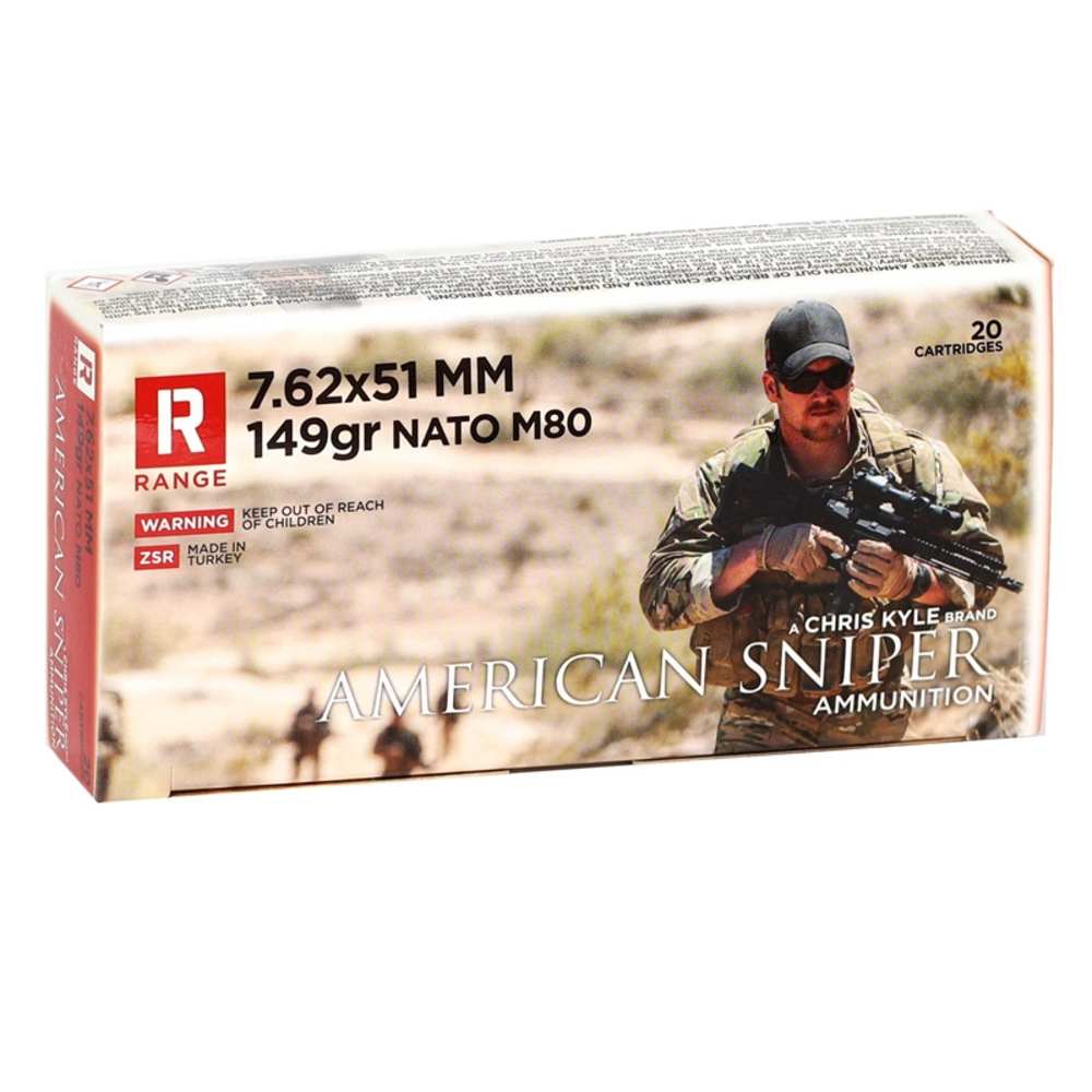 308 Win 149 Grain FMJ ZSR American Sniper Ammo 100rds NO CC FEES..-img-0