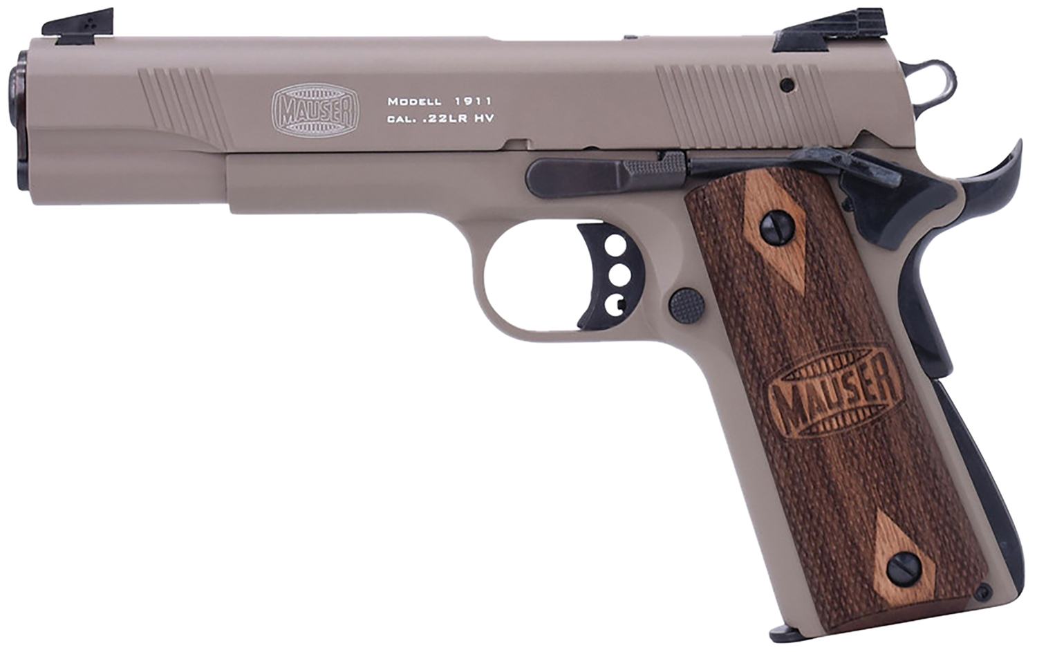 Mauser Rimfire 1911 22 LR Pistol 5 Tan 4110604-img-0