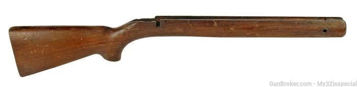 Winchester model 75 target stock, used usgi surplus, stripped-img-0