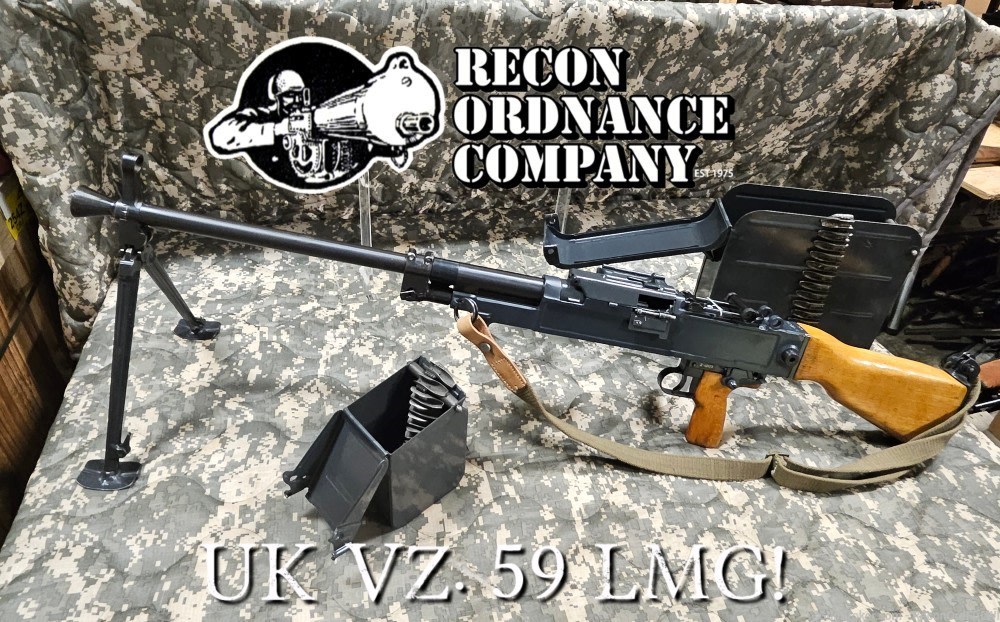 UK vz. 59 Semi-Auto LMG! UK-59 7.62x54r EXTRAS!-img-0