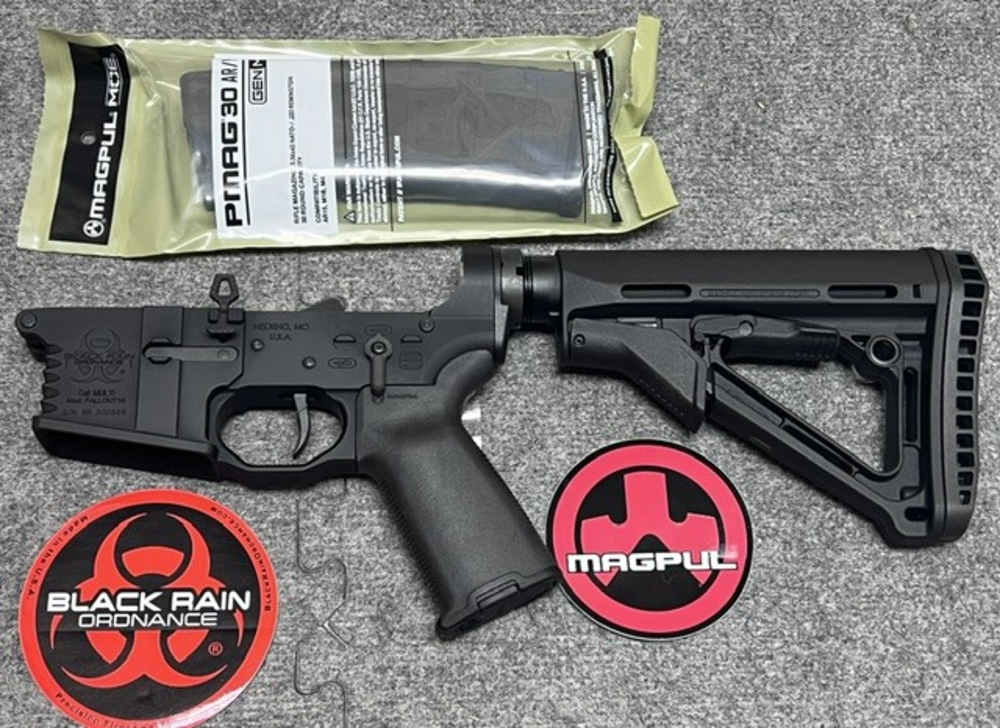 Black Rain Ord Fallout 15 Magpul / RISE Upgraded AR15 Billet complete lower-img-0