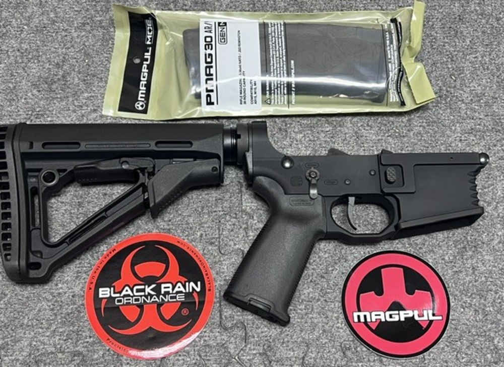 Black Rain Ord Fallout 15 Magpul / RISE Upgraded AR15 Billet complete lower-img-3
