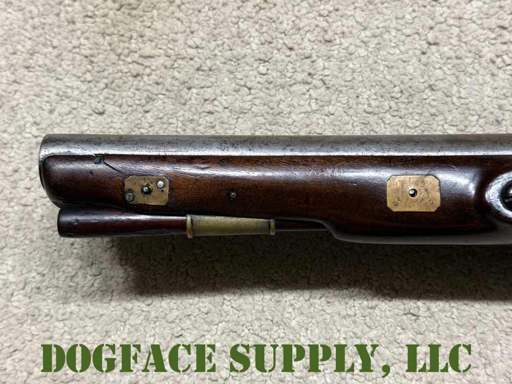 Antique Henry Nock London 9" Flintlock Officer or Traveler Pistol – 1790s?-img-12