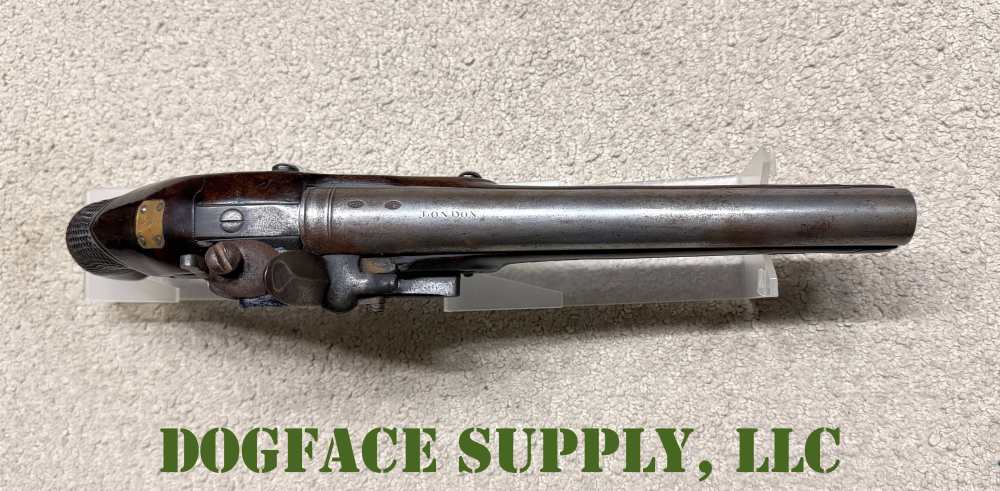 Antique Henry Nock London 9" Flintlock Officer or Traveler Pistol – 1790s?-img-3