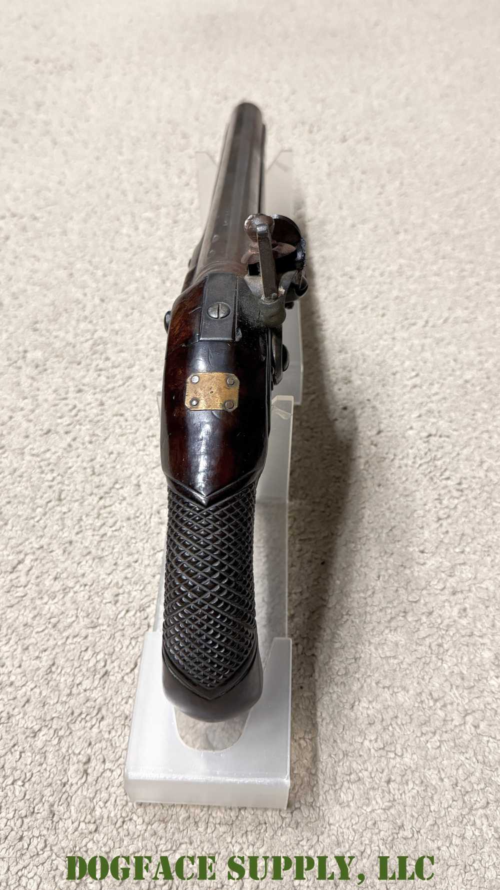 Antique Henry Nock London 9" Flintlock Officer or Traveler Pistol – 1790s?-img-4