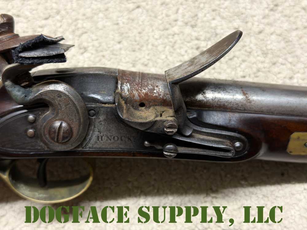 Antique Henry Nock London 9" Flintlock Officer or Traveler Pistol – 1790s?-img-15