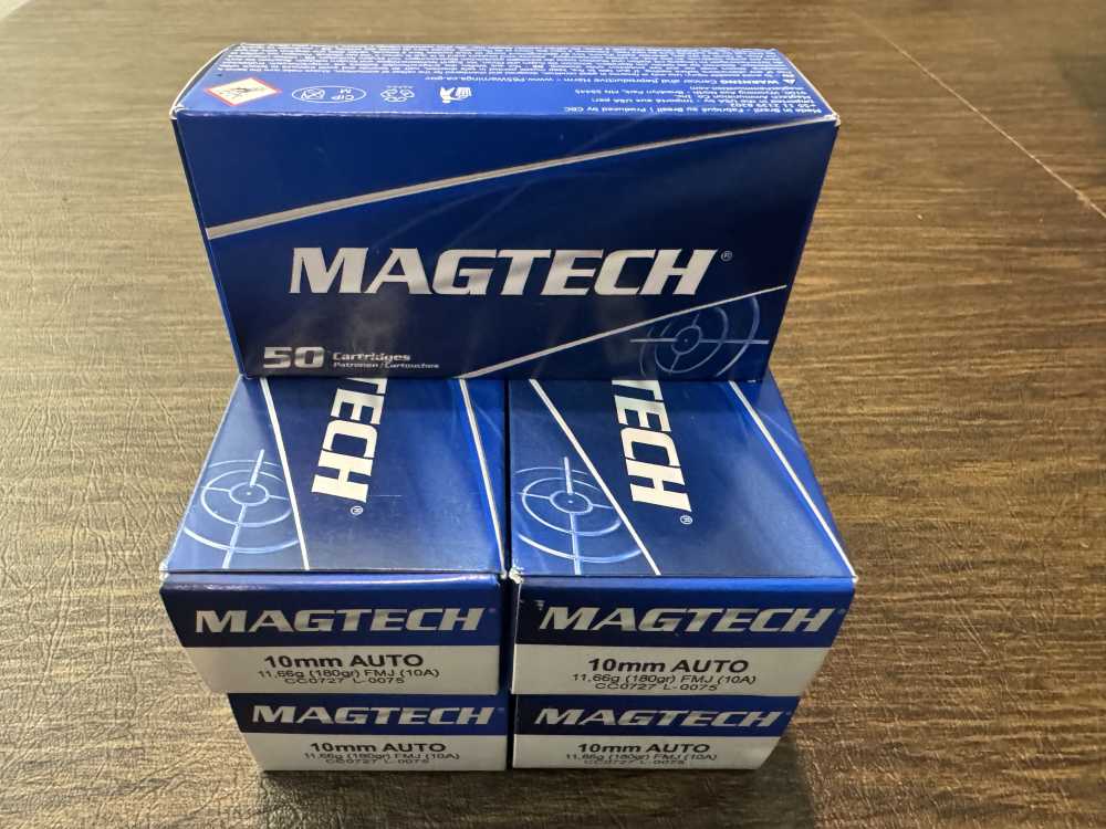 Magtech 10mm FMJ 180gr 50 Per Bx. 10A Range/Training (500 Rounds)-img-0