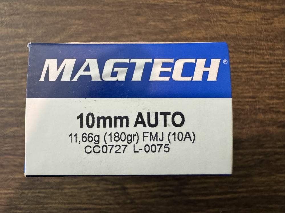 Magtech 10mm FMJ 180gr 50 Per Bx. 10A Range/Training (500 Rounds)-img-1