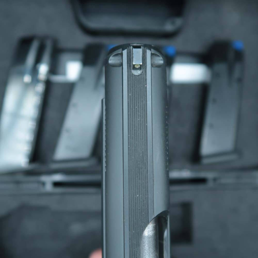 CZ75D PCR Compact 9mm Pistol DA/SA 3.75" LOK Grips 5 MAGS -img-2