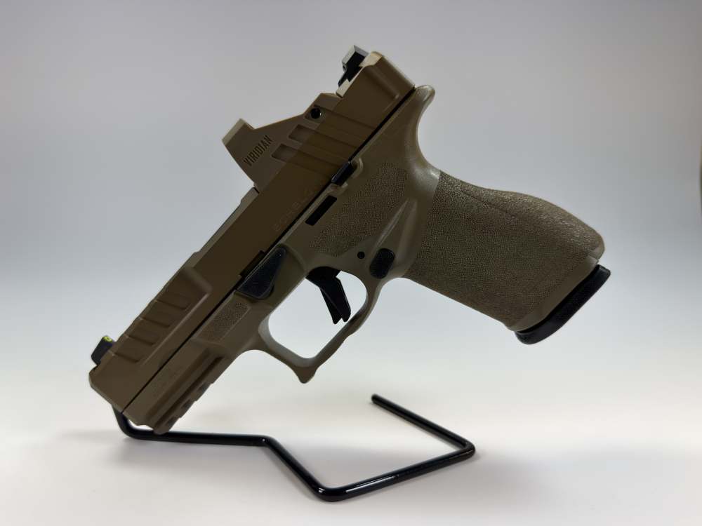 LIKE NEW! Springfield Echelon FDE 4.0C GEAR PAC w/ 4 Mags, Green Dot, Bag-img-1