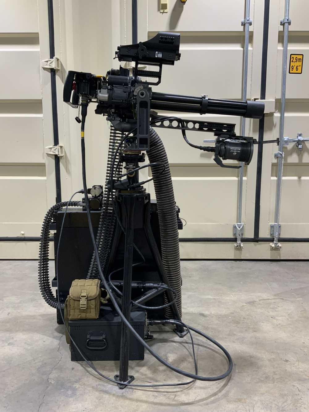 NO LAW LETTER M134 COMPLETE SET UP WITH AMMO-img-0