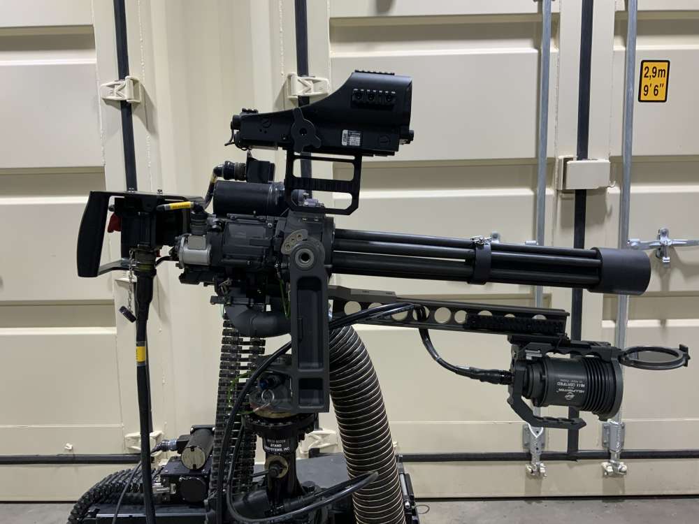 NO LAW LETTER M134 COMPLETE SET UP WITH AMMO-img-1