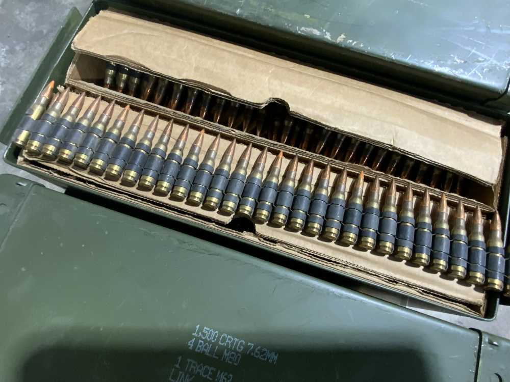 NO LAW LETTER M134 COMPLETE SET UP WITH AMMO-img-60