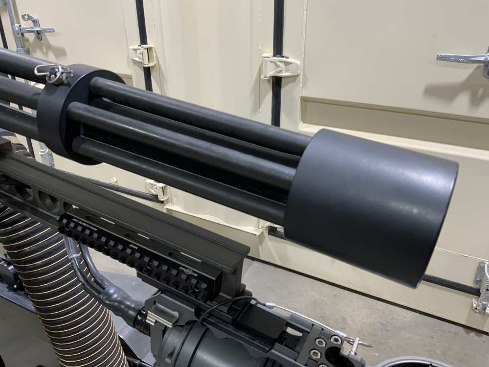 NO LAW LETTER M134 COMPLETE SET UP WITH AMMO-img-5