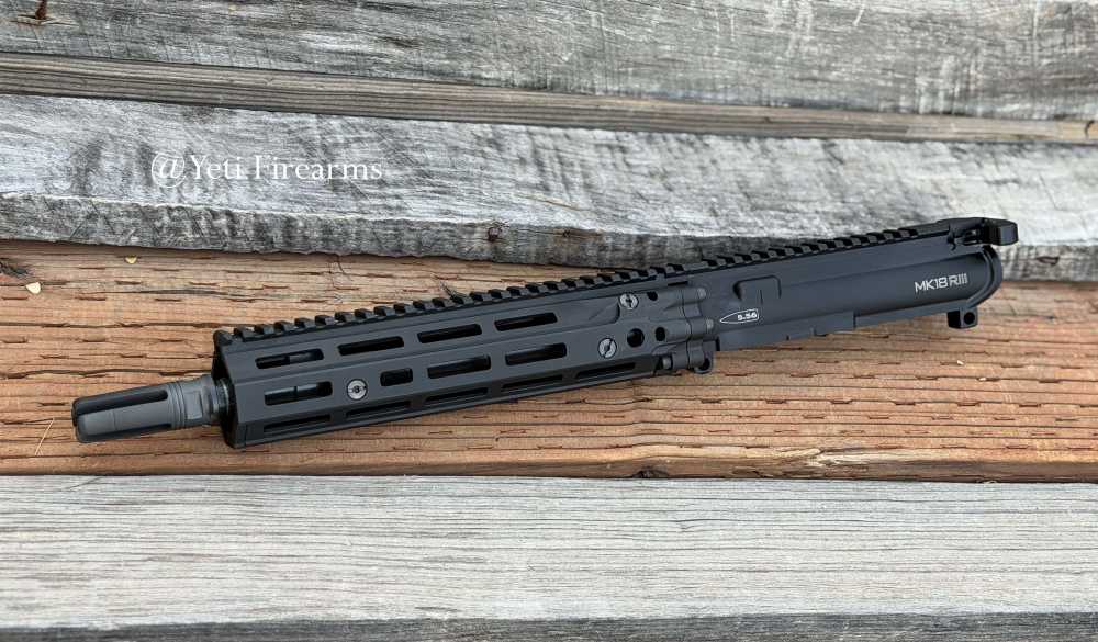 Daniel Defense DD4 MK18 RIII 5.56mm 10.3" Upper Black Surefire 4 Prong-img-0
