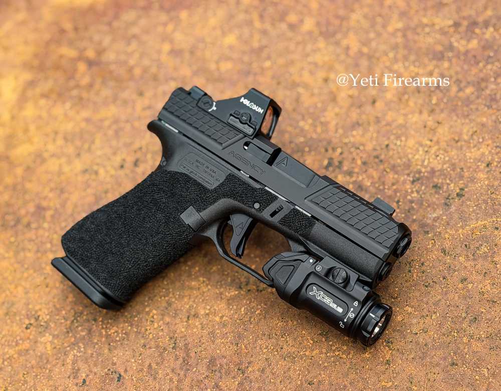 Agency Arms Glock 43x 9mm Cayman Monoport Ported W/ Holosun 507K & Surefire-img-1