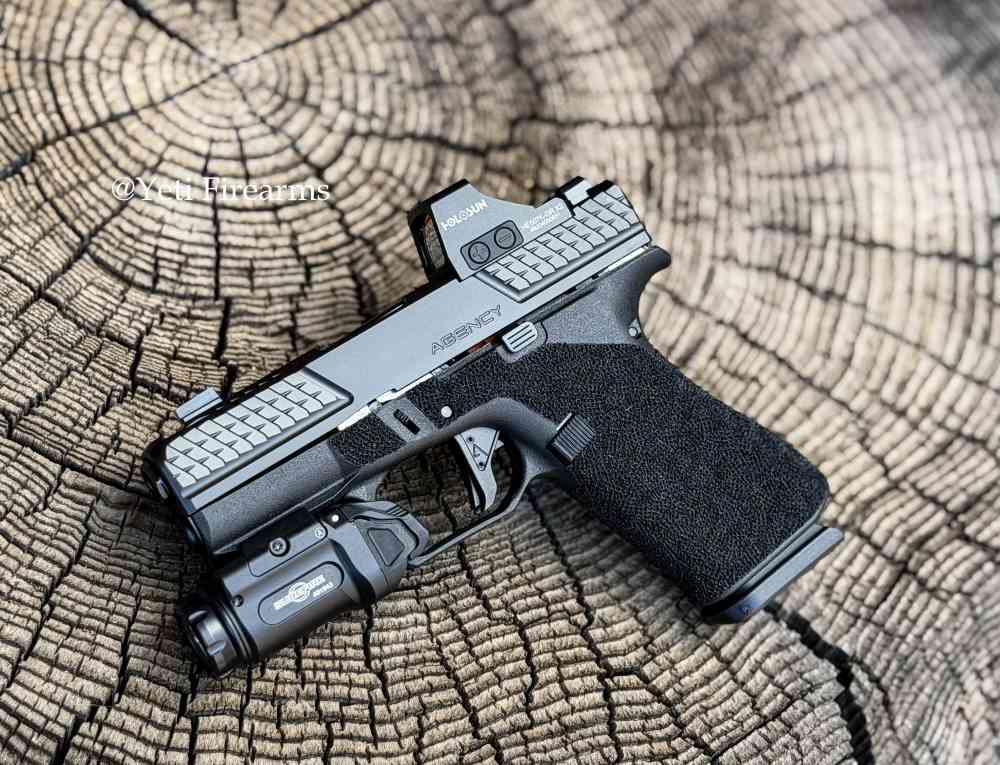 Agency Arms Glock 43x 9mm Cayman Monoport Ported W/ Holosun 507K & Surefire-img-2