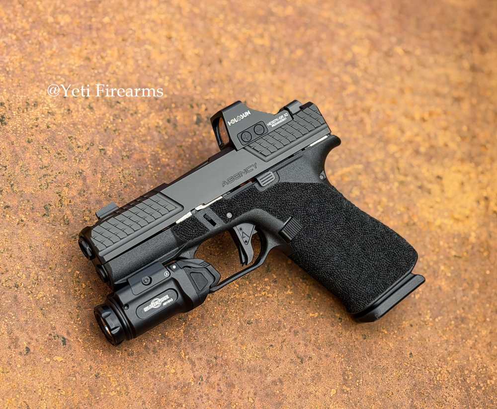 Agency Arms Glock 43x 9mm Cayman Monoport Ported W/ Holosun 507K & Surefire-img-0