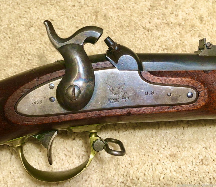 US 1841 - 1862 Rifle, REMINGTON 1863, .58 x 7 groove, Excellent....-img-5
