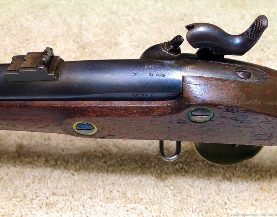 US 1841 - 1862 Rifle, REMINGTON 1863, .58 x 7 groove, Excellent....-img-13
