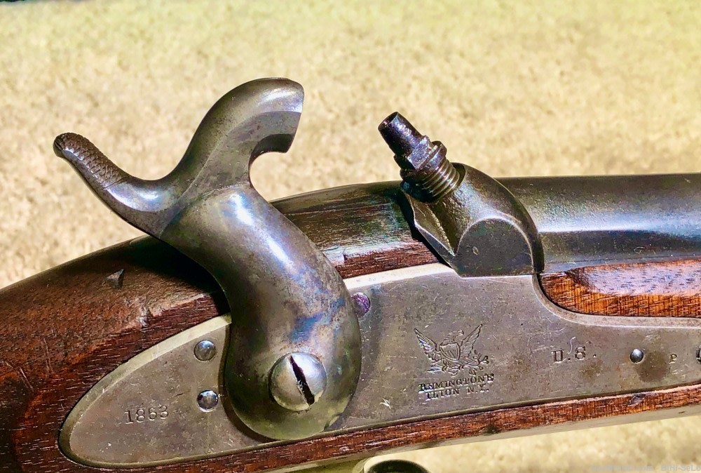 US 1841 - 1862 Rifle, REMINGTON 1863, .58 x 7 groove, Excellent....-img-6