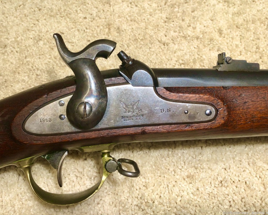 US 1841 - 1862 Rifle, REMINGTON 1863, .58 x 7 groove, Excellent....-img-4