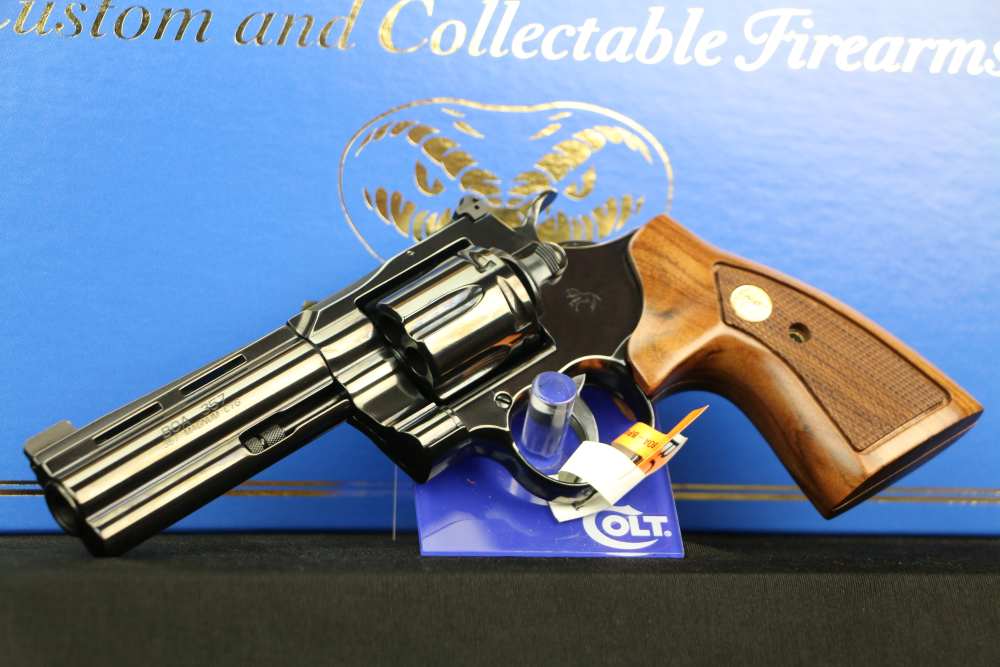 NEW 2026 COLT BOA Revolver 357MAG 4.25" SA Deluxe Wood 357 Presentation Box-img-0
