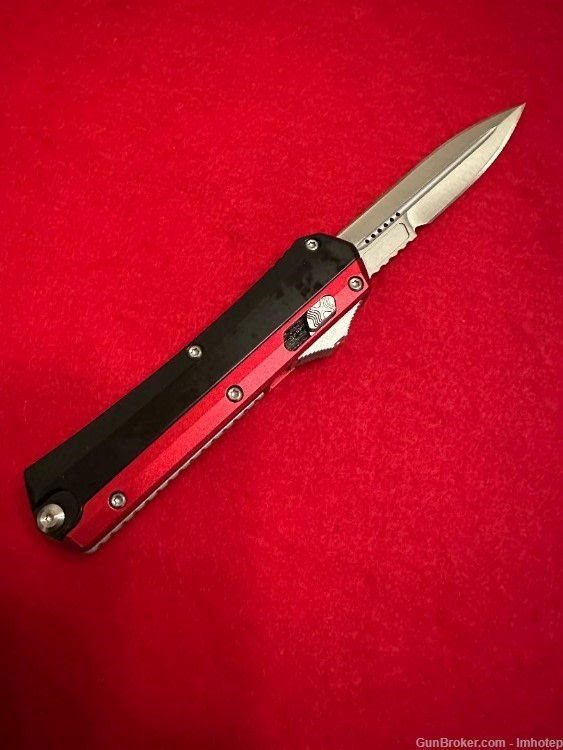 Black & Red Automatic Knife OTF-img-0