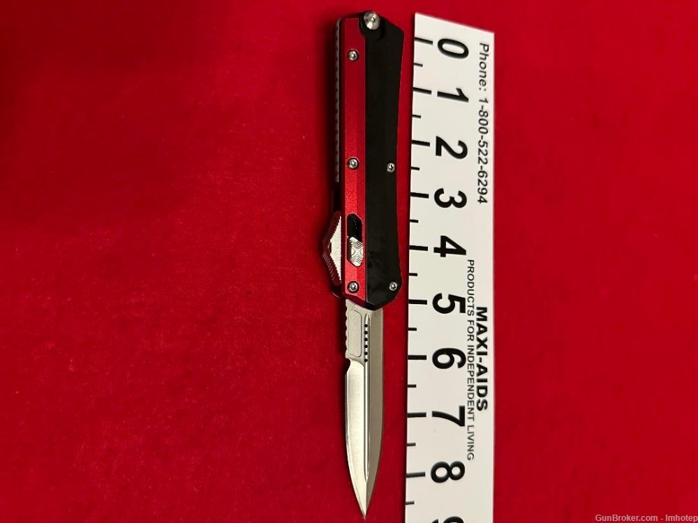 Black & Red Automatic Knife OTF-img-5
