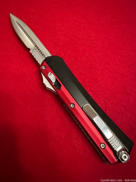 Black & Red Automatic Knife OTF-img-1