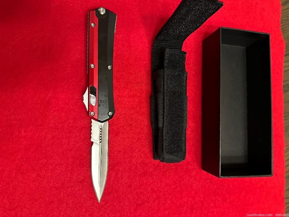Black & Red Automatic Knife OTF-img-4