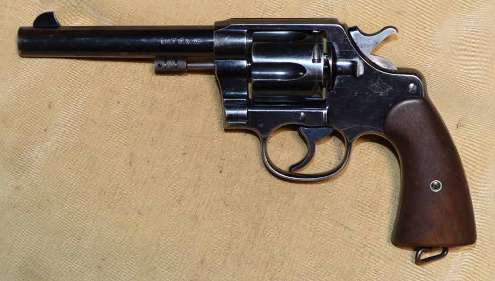 Rare & Fine Colt US Model 1909 .45 Revolver w/ Orig Unopened Box of Ammo-img-65