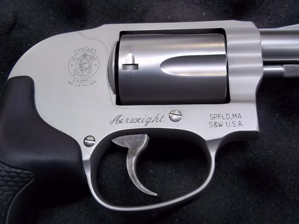 SMITH AND WESSON 638-3 AIRWEIGHT LIKE NEW 38+P ESTATE GUN -img-7