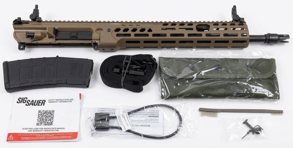 Sig Sauer MCX LT Patrol FDE Upper Receiver Virtus Spear 5.56 Sight Sights-img-0