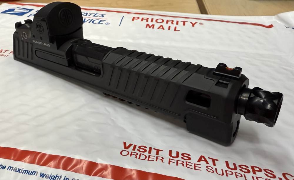 SIG SAUER P226 ZEV Slide Romeo1 Pro Threaded Dimpled 226 4.9" 9mm-img-0