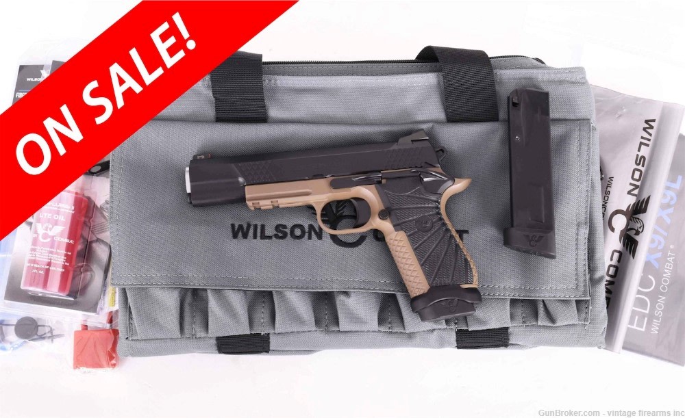 Wilson Combat EDC X9L, 9mm - VFI SERIES, FDE, MAGWELL-img-0