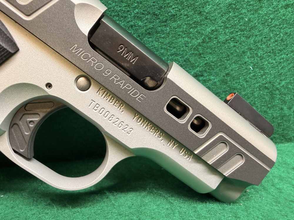Kimber Micro 9 Rapide 9mm Stainless Frame Black Ice Finish 3.15" BBL 7+1-img-4