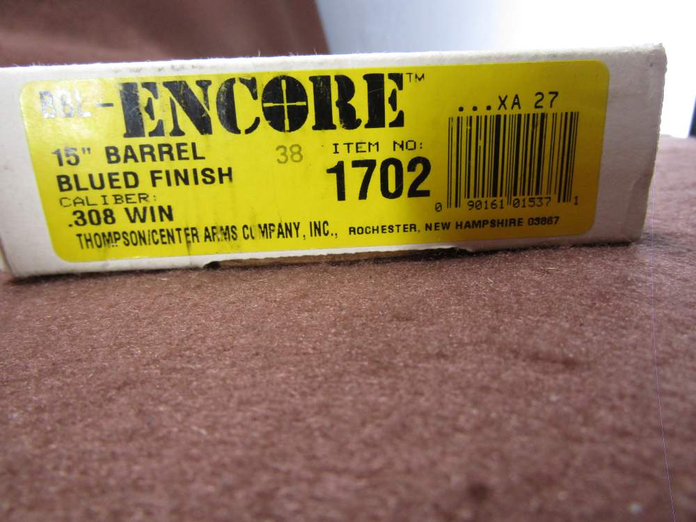 Thompson Center Arms Encore 308 Win 15" Barrel VG Bore-img-16